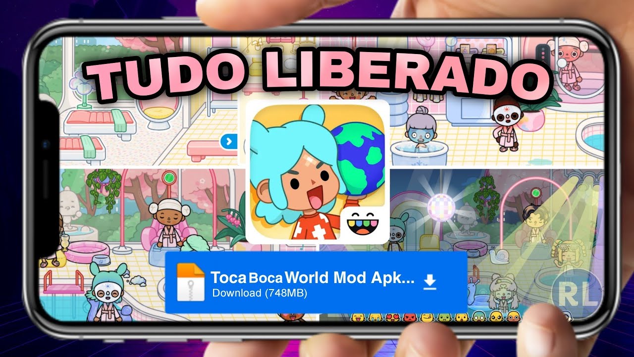 TOCA BOCA WORLD TUDO DESBLOQUEADO v1.107.1 ATUALIZADO 2025 - YouTube