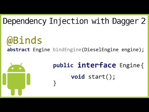 Dagger 2 Tutorial Part 6 - PROVIDING INTERFACES WITH @BINDS - Android Studio Tutorial