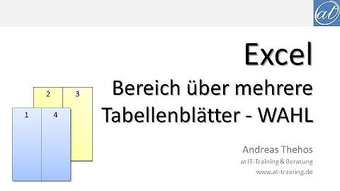 Excel # 582 - SVERWEIS über mehrere Tabellenblätter mit WAHL