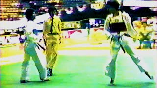 WORLD TAEKWONDO CHAMPIONSHIPS 1985 - KOREA (Han Jae Koo) vs BRAZIL (Carlos Eduardo Loddo) WTF Caroço