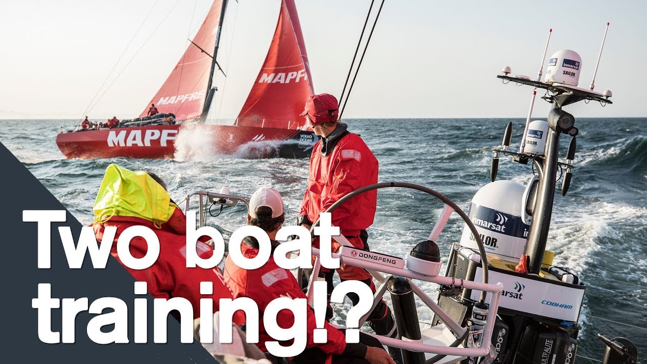 MAPFRE and Dongfeng train together in Sanxenxo | Volvo Ocean Race