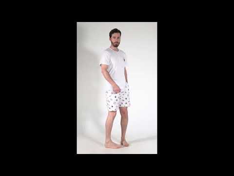 Купить Бавовняний комплект із шортами VIENETTA MAN 3100060158 в Украина в Lingerie.ua - Одяг для дому та відпочинку, Відео 1