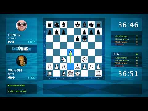 Chess Game Analysis: W6ss9M - DENGIk : 1-0 (By ChessFriends.com)