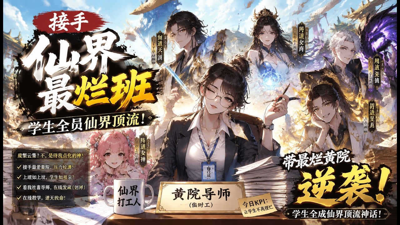 社畜穿越成仙界导师，带差生逆袭