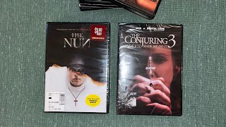 The Nun & The Conjuring 3: The Devil Made Me Do It DVD Unboxing and Franchise DVD Showcase!!!