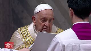 El Papa entrega la bula de convocación del Año Santo 2025