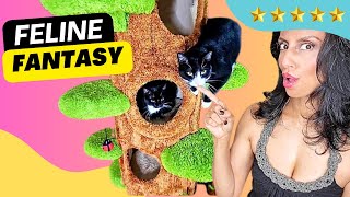 😻90 inch LUXURY cat tree! You've NEVER seen a cat tree like this! 3 BIG differences! ✅FULL review