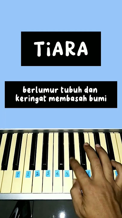 Tiara - Sallsa Bintan (Piano Tutorial) #tiktok #shorts #fyp #music