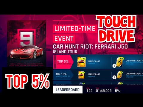 [touchdrive]-asphalt-9---car-hunt-riot---ferrari-j50---island-tour---01:48.903-(top-5%)