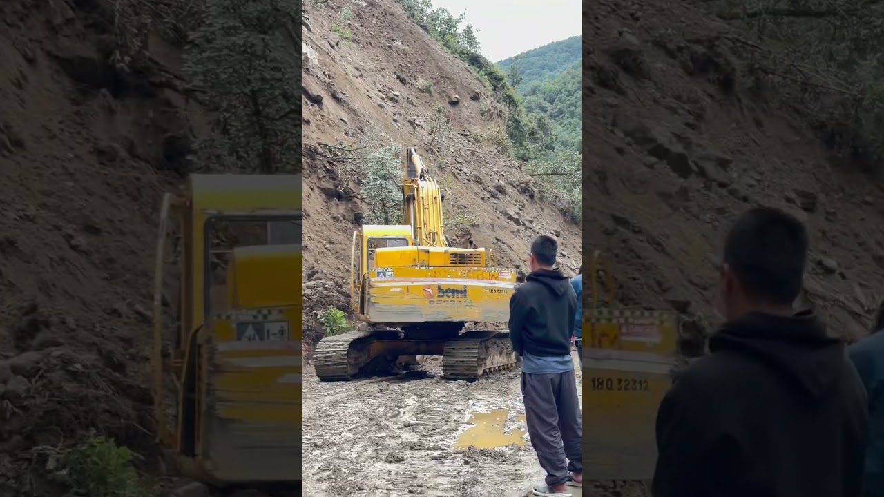 Landslides at west kament district of Arunachal Pradesh 