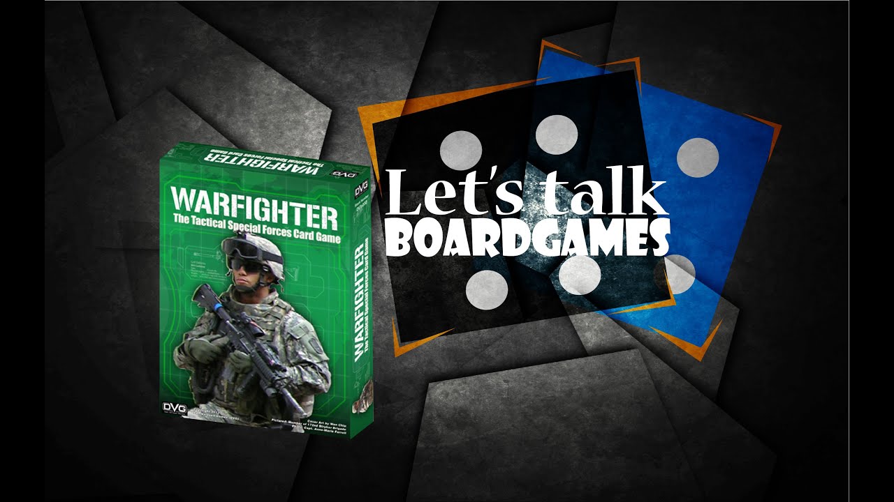 Warfighter the tactical card game by DVG unboxing YouTube