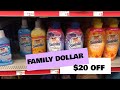 FAMILY DOLLAR RUN | GOT $20 OFF!!!