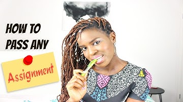 How To Pass Your Assignment | Social Work + Example