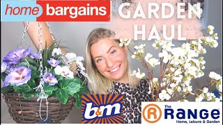 GARDEN HAUL | B AND M, HOME BARGAINS, THE RANGE, WICKES | GARDEN PLANS