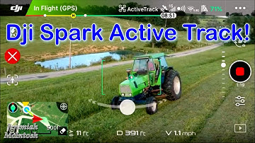 DJI SPARK Active Track Test! How good does it work while Panning?