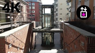 2003 Kone Monospace Mrl-Traction Outdoor Elevator Primusgatan-Luxgatan, Stockholm, Sweden