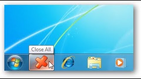 Close All Background Apps By One Click On Windows 10
