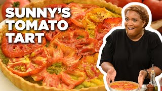 Heirloom Tomato and Pesto Tart with Sunny Anderson | The Kitchen | Food Network