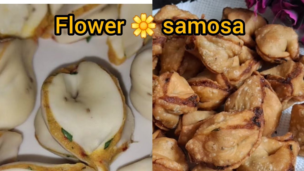 आलू का समोसा / aloo ke samose ki recipe/ ramzan special / flower samosa / MJ kitchen ♥️ 