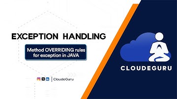 Method Overriding Rules for Exceptions in Java | Checked & Unchecked Exceptions Explained