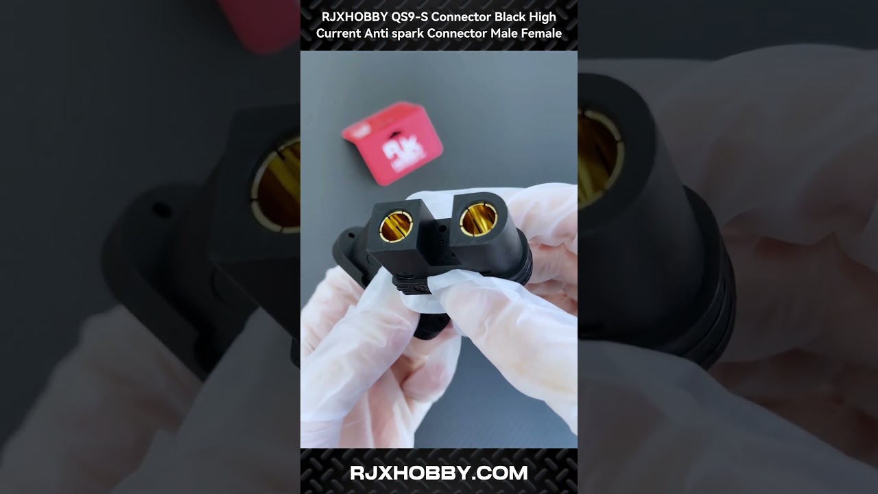 RJXHOBBY QS9 S Connector Black High Current Anti spark Connector Male Female RJX4137