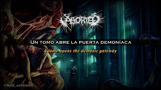 ABORTED - Naturom Demonto (feat. David Simonich) (Lyrics/Sub Español)