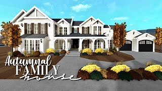 Bloxburg: Autumnal Family House 522k | PART 1 | No Large Plot | Realistic House Build Bloxburg: Autumnal Family House 522k | PART 1 | No Large Plot | Realistic House Build