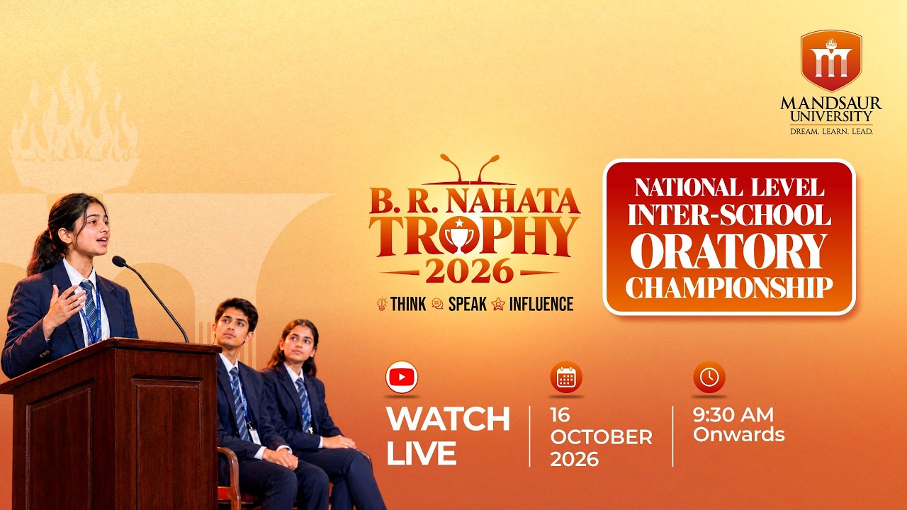 B.R. NAHATA TROPHY 2026 LIVE | MANDSAUR UNIVERSITY