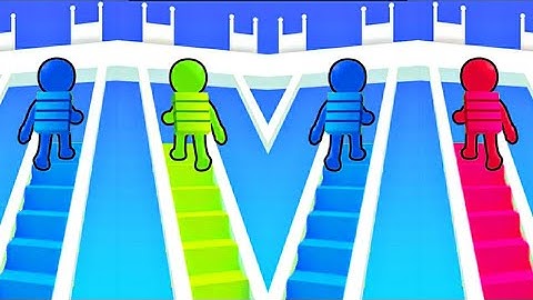 Bridge Race - All level Mobile Gameplay Walkthrough Android iOS part 12