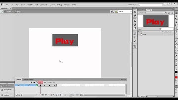 How to make buttons in flash cs6