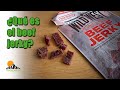 ¿Qué es el Beef Jerky? solo apto para personas poco exigentes con la gastronomía y hambrientas.