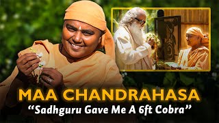 MAA CHANDRAHASA & 6ft  Cobra |Sadhguru's Guidance | ON THE PATH OF DIVINE | Isha Foundation