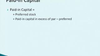 Stockholders' Equity on the Balance Sheet Wealth