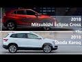 2018 Mitsubishi Eclipse Cross vs 2018 Skoda Karoq (technical comparison)