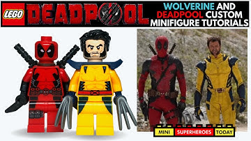 How to Build LEGO WOLVERINE and DEADPOOL Minifigures from Deadpool 3