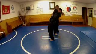 Old Man Hapkido: Arm Bar/Hyper-extension  and 4 direction throw (shiho nage)