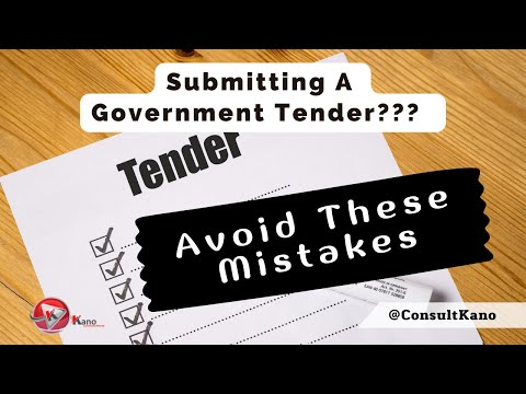 How To Tender For Government Services in South Africa - 10 Mistakes To Avoid