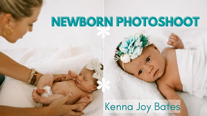 Kenna Bates NEWBORN Photoshoot (Behind-the-Scen...