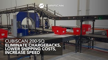 Cubiscan 200-SQ: Automate Shipping with Scanning, Dimensioning, Weighing, Labeling & Sortation.