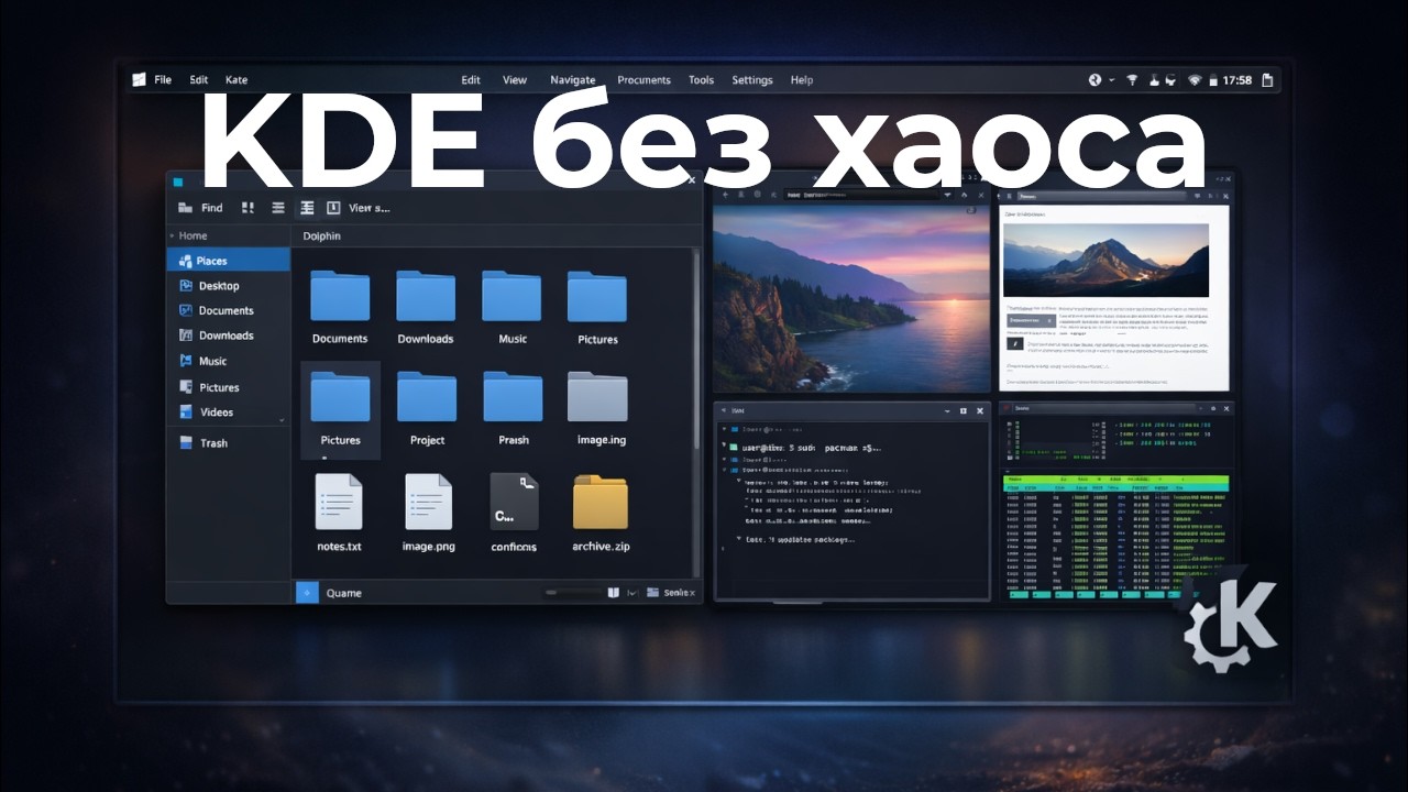 KDE без хаоса: Dolphin и тайлинг для комфортной работы