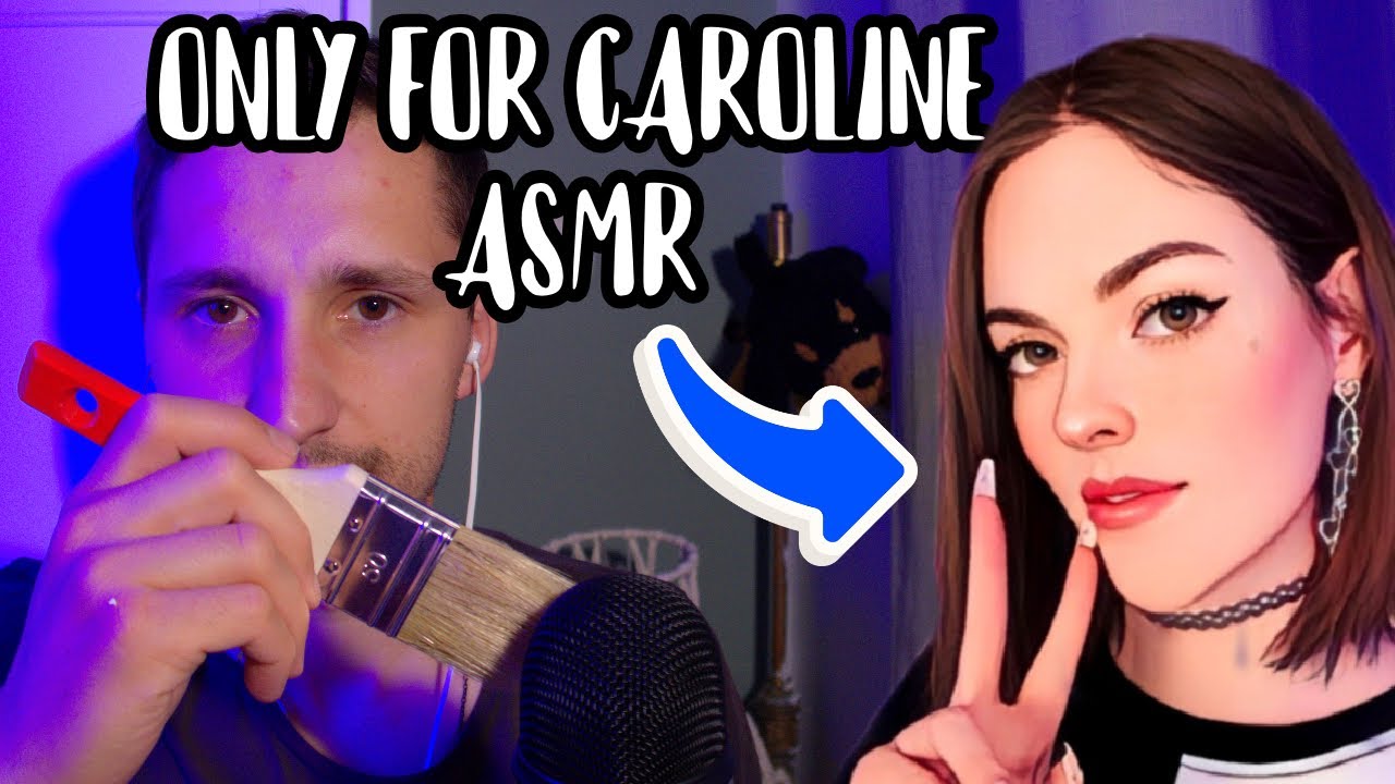 asmr ONLY for... Caroline ASMR (INTENSE Microphone Brushing and