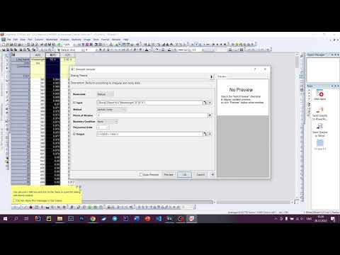 How to make smoothing graphs in Origin 2018