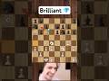 Brilliant move 💎 #chess