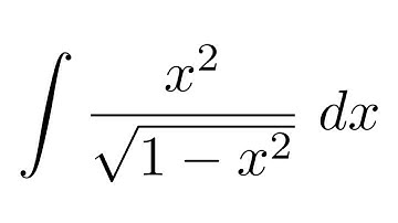 Integral of x^2/sqrt(1-x^2) (substitution)