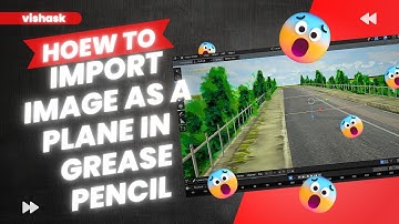 Import Image in Grease Pencil Blender Tutorial