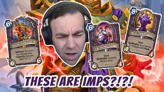 The Craziest Imp King Rafaam Deck in Arena History! - Hearthstone Arena