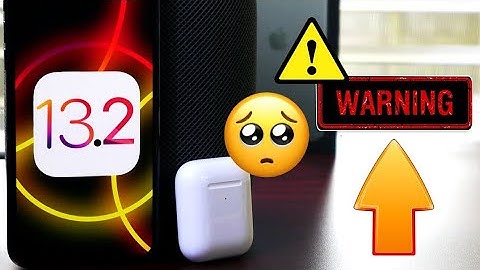 iOS 13.2 WARNING !!! DO NOT UPDATE HomePod ⚠️