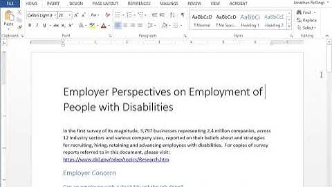 Creating Accessible Documents with Microsoft Word Lists