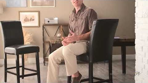 Palazzo Counter Stool   Set of 2   Black   Product Review Video