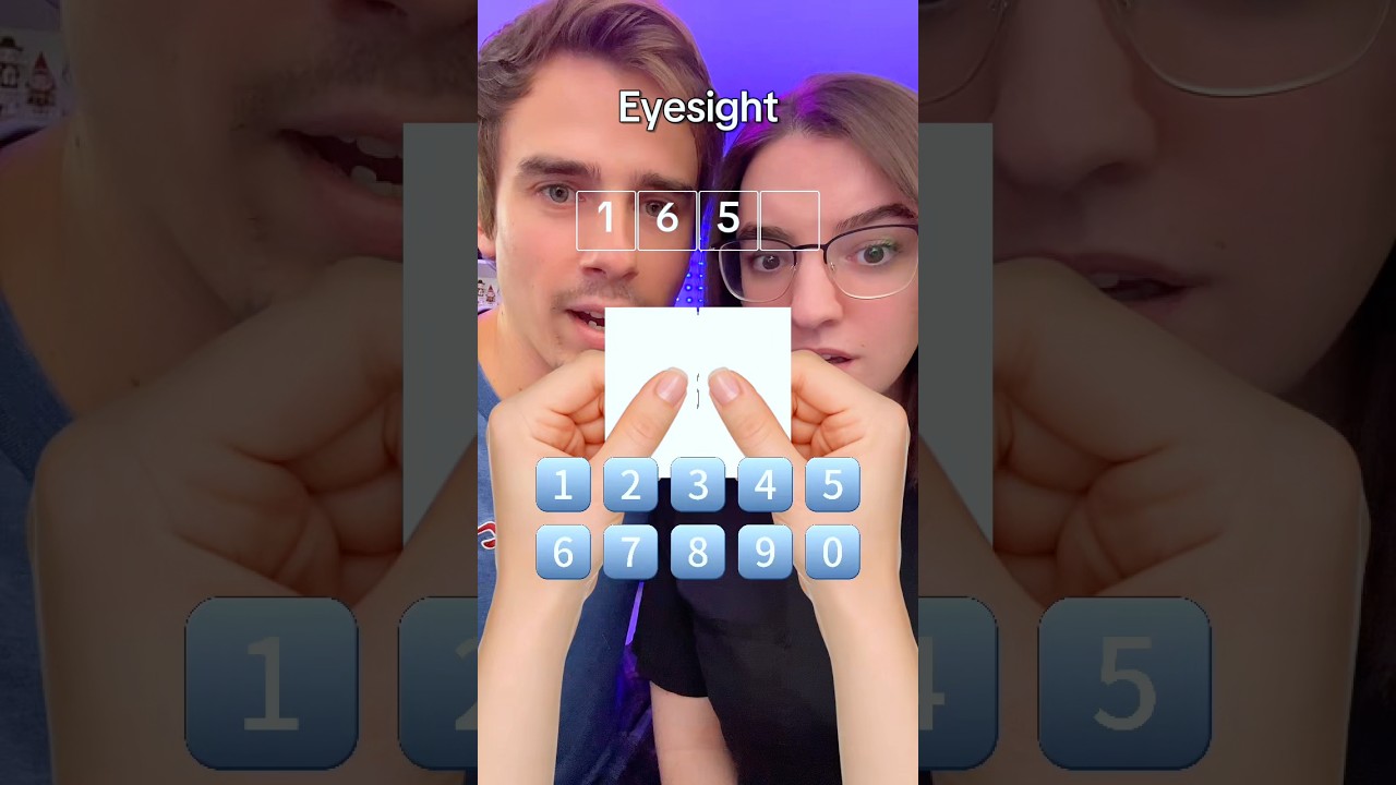 У кого из участников в этом соревновании зрение лучше?